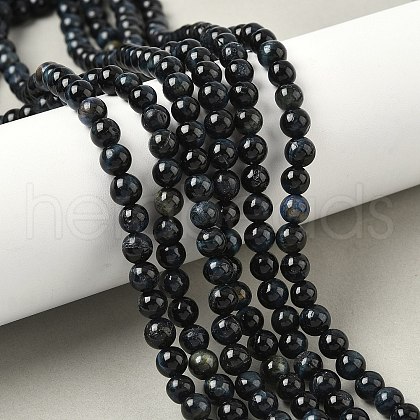 Natural Tiger Eye Beads Strands G-F591-18-6mm-03-1