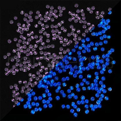 11/0 Luminous Glass Seed Beads X-LUMI-PW0001-186A-06-1