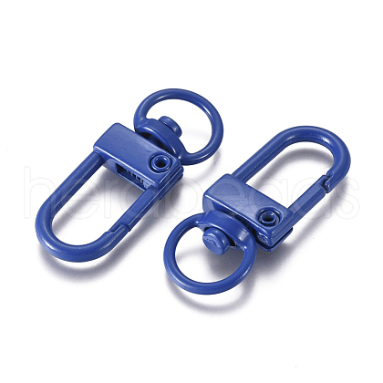 Baking Painted Alloy Swivel Clasps PALLOY-TAC0011-45H-1