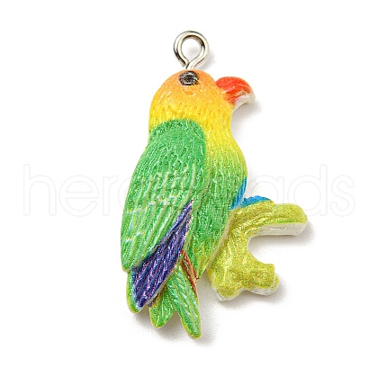 Opaque Resin Pendants CRES-D013-01E-1
