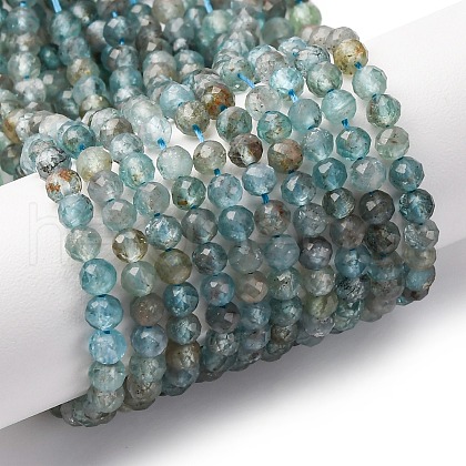 Natural Apatite Beads Strands G-G161-A11-03A-1