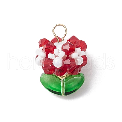 Glass Pendants PALLOY-MZ00672-05-1