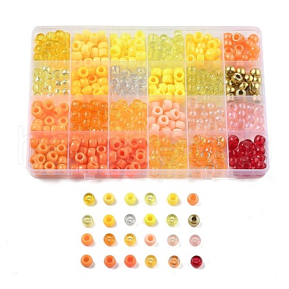 24 Styles DIY Acrylic & PP Plastic Crow Beads DIY-L073-08C-1
