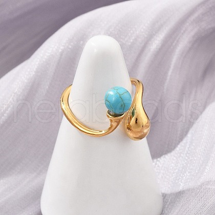 304 Stainless Steel Cuff Rings RJEW-D317-02C-G-1