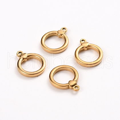 Ion Plating(IP) 304 Stainless Steel Toggle Clasps Parts STAS-D142-04B-G-1