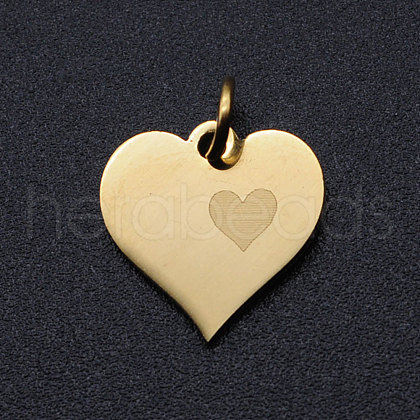 Valentine's Day 201 Stainless Steel Charms STAS-T049-T678-2-1