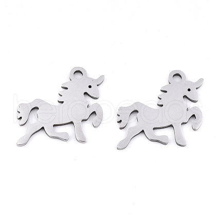 Non-Tarnish 201 Stainless Steel Pendants STAS-S081-052-1