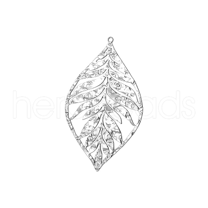 304 Stainless Steel Big Pendants PW-WG8A0D6-01-1