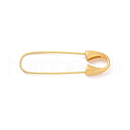 Brass Brooch Pin Findings KK-F840-01B-MG-1