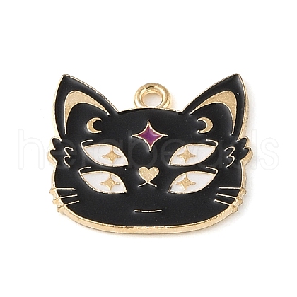 Halloween Alloy Eanaml Pendants PALLOY-S184-01G-D-1
