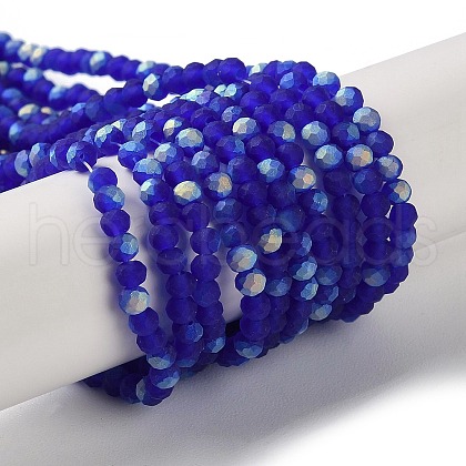 Imitation Jade Glass Beads Strands EGLA-YW0003-19A-05-1