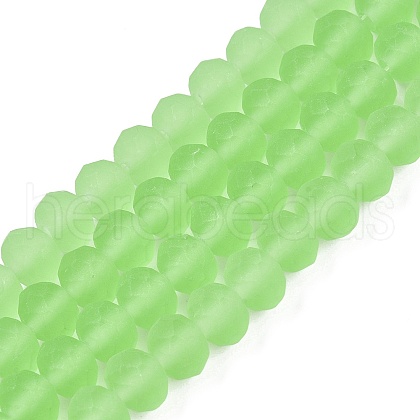 Transparent Glass Beads Strands EGLA-A044-T8mm-MD09-1