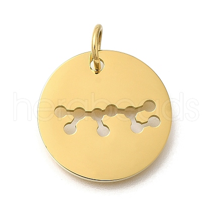 Ion Plating(IP) 304 Stainless Steel Pendants STAS-M074-02J-G-1