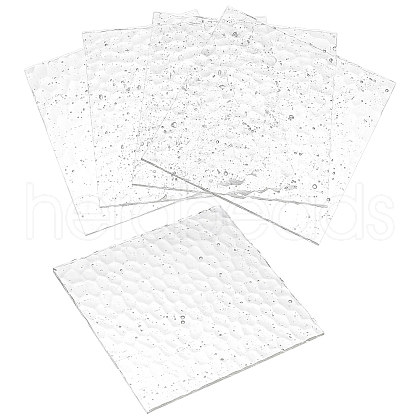 4x4 Inch Glass Mosaic Tiles GLAA-WH0023-04A-1