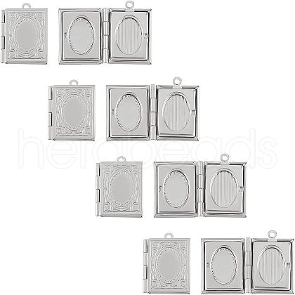 Unicraftale 304 Stainless Steel Locket Pendants STAS-UN0019-64P-1