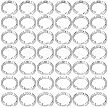 SOFPLATE 500Pcs 304 Stainless Steel Split Rings STAS-SP0001-66E-1