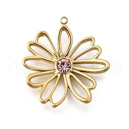 304 Stainless Steel Pendants STAS-F318-10B-G-1