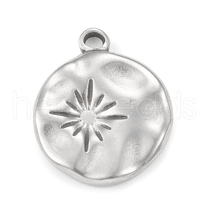 Non-Tarnish 304 Stainless Steel Pendants STAS-F287-30P-1
