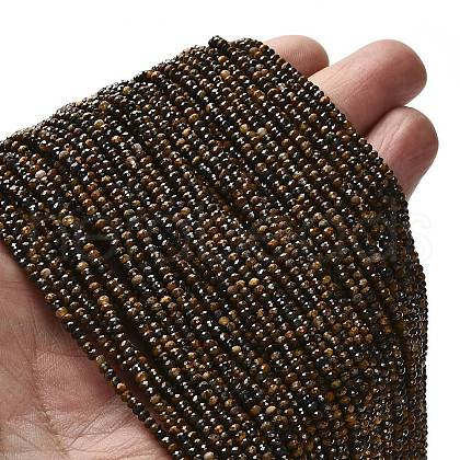 Natural Tiger Eye Beads Strands G-RM2025-D02-A-1