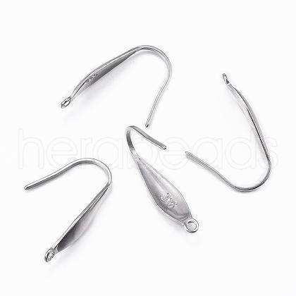 316 Surgical Stainless Steel Earring Hooks STAS-H392-03P-1