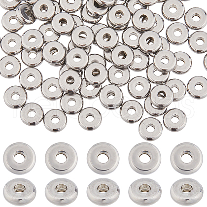 SUNNYCLUE 200Pcs 304 Stainless Steel Spacer Beads STAS-SC0006-71-1
