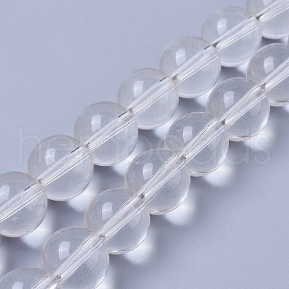 Synthetic Quartz Crystal Beads Strands G-K298-12-1