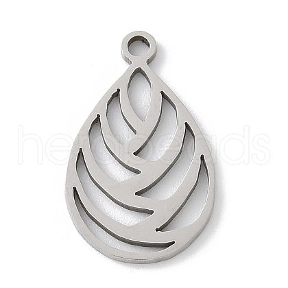 201 Stainless Steel Pendants STAS-S157-09P-1