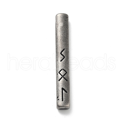 Retro 304 Stainless Steel Pendants STAS-V008-32AS-01-1