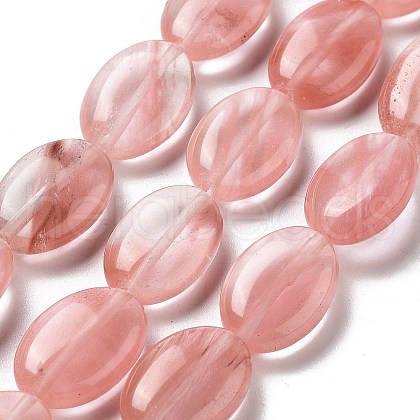 Cherry Quartz Glass Beads Strands G-P528-M01-01-1