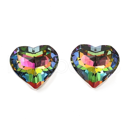 Electroplate Glass Charms EGLA-M028-01A-1
