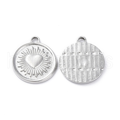 Non-Tarnish 304 Stainless Steel Pendants STAS-P324-28P-1