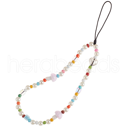 Resin Lanyard Wrist Strap Phone Star Charms Straps DIY-WH20003-12-1