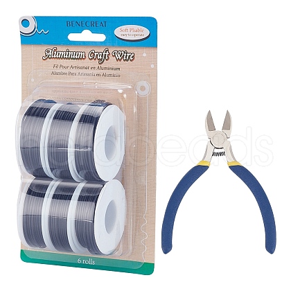 BENECREAT Round Aluminum Wire AW-BC0003-32C-2.0mm-1