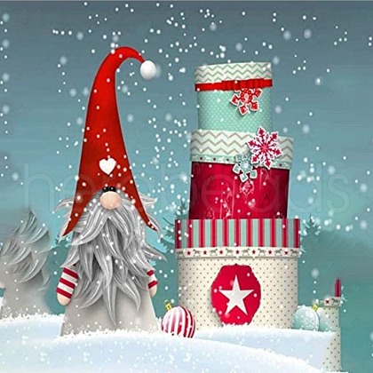 DIY Christmas Theme Diamond Painting Kits DIAM-PW0001-234-22-1