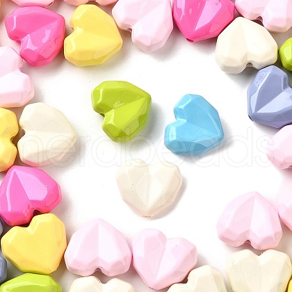 Opaque Acrylic Beads MACR-F083-01-1
