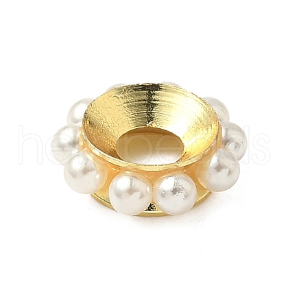 Brass European Beads KK-K293-49G-01-1