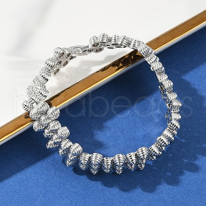 Brass Bracelets for Women BJEW-M104-02P-1