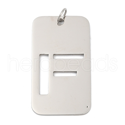 304 Stainless Steel Pendants STAS-M115-01P-F-1