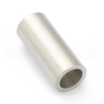 Tarnish Resistant 304 Stainless Steel Magnetic Clasps with Glue-in Ends STAS-B017-01C-P-1