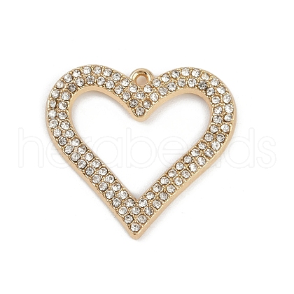 Alloy Crystal Rhinestone Pendants PALLOY-P310-05B-G-1