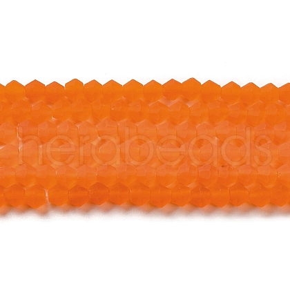 Imitate Austrian Crystal Frosted Glass Beads Strands EGLA-A039-T2mm-MD11-1