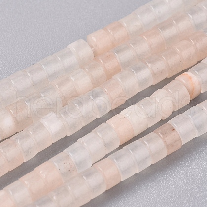 Natural Pink Aventurine Beads Strands G-F631-A33-1