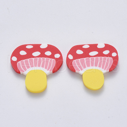 Handmade Polymer Clay Cabochons X-CLAY-R084-11-1