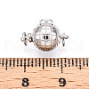 925 Sterling Silver Box Clasps STER-T007-138P-3