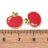 Fruit Seris 304 Stainless Steel Enamel Charms STAS-U060-03G-10-3