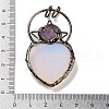Opalite & Amethyst Big Pendants G-A221-04A-3