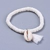 Cotton Thread Tassels Charm Bracelets BJEW-JB04385-04-1