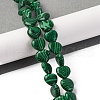 Synthetic Malachite Beads Strands G-I372-A16-01-2