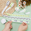   4 Rolls 4 Colors Sport Ball Print Grosgrain Ribbon OCOR-PH0004-07C-3