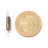 Natural Dragon Blood Connector Charms PALLOY-JF01574-07-2